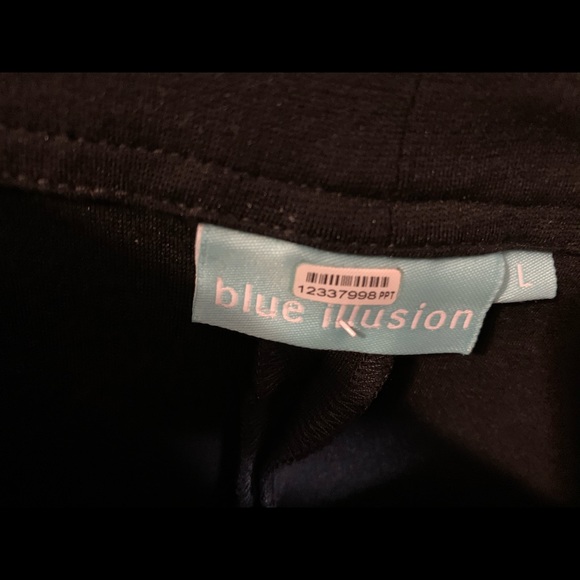 Black pull on pencil skirt - Picture 3 of 3